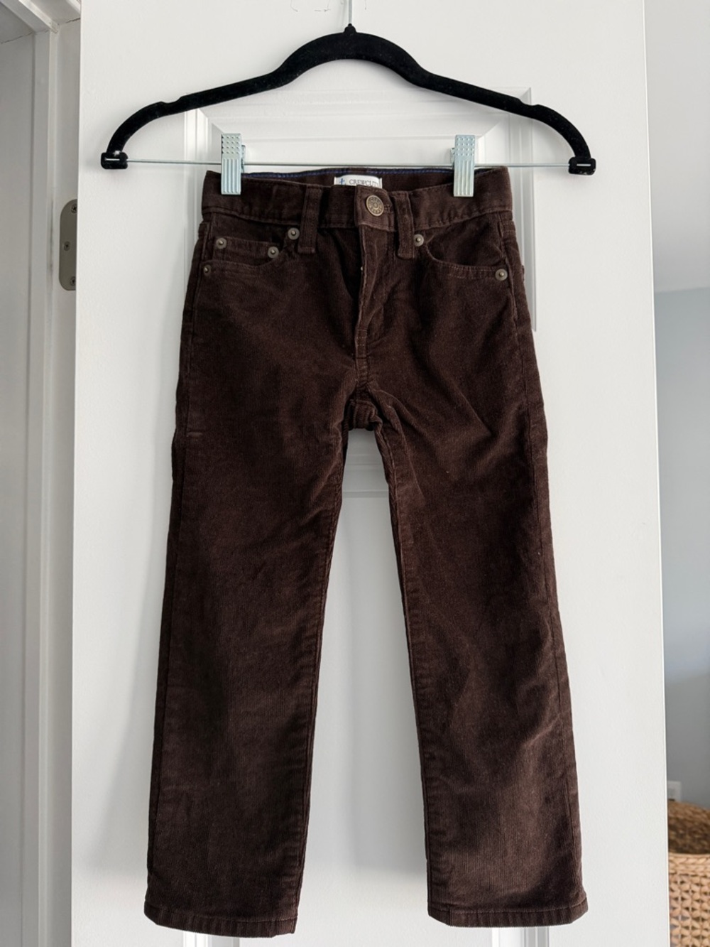 Boy’s Crew Cut Brown Corduroy Pants